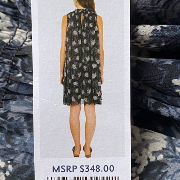 Joie Sleeveless Mini Dress Baltic Print Size Small - Picture 9 of 16